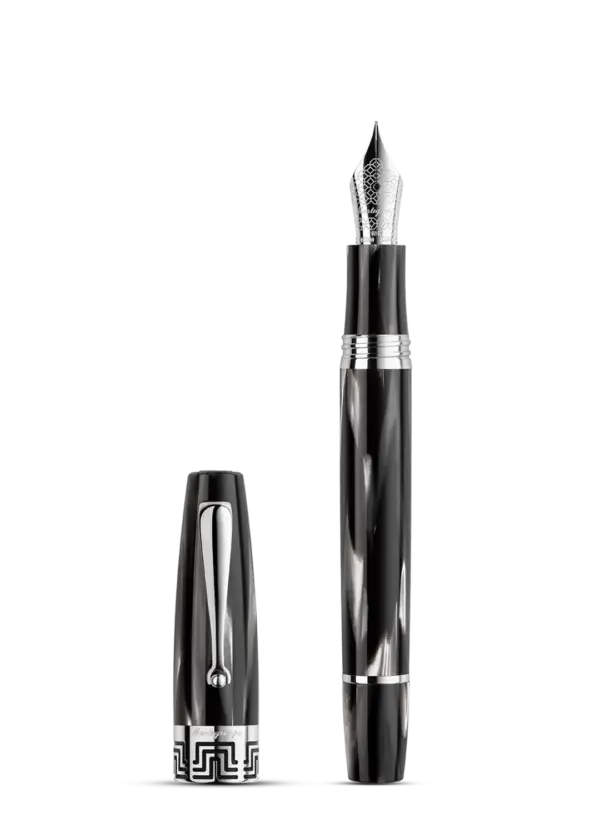 Montegrappa Extra 1930 Fountain Pen, Black &amp; White