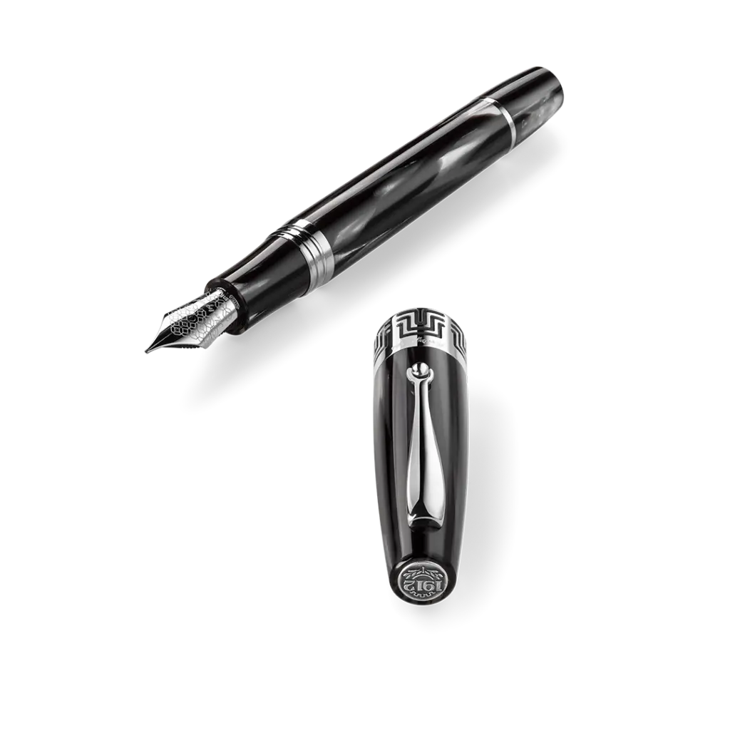 Montegrappa Extra 1930 Fountain Pen, Black & White