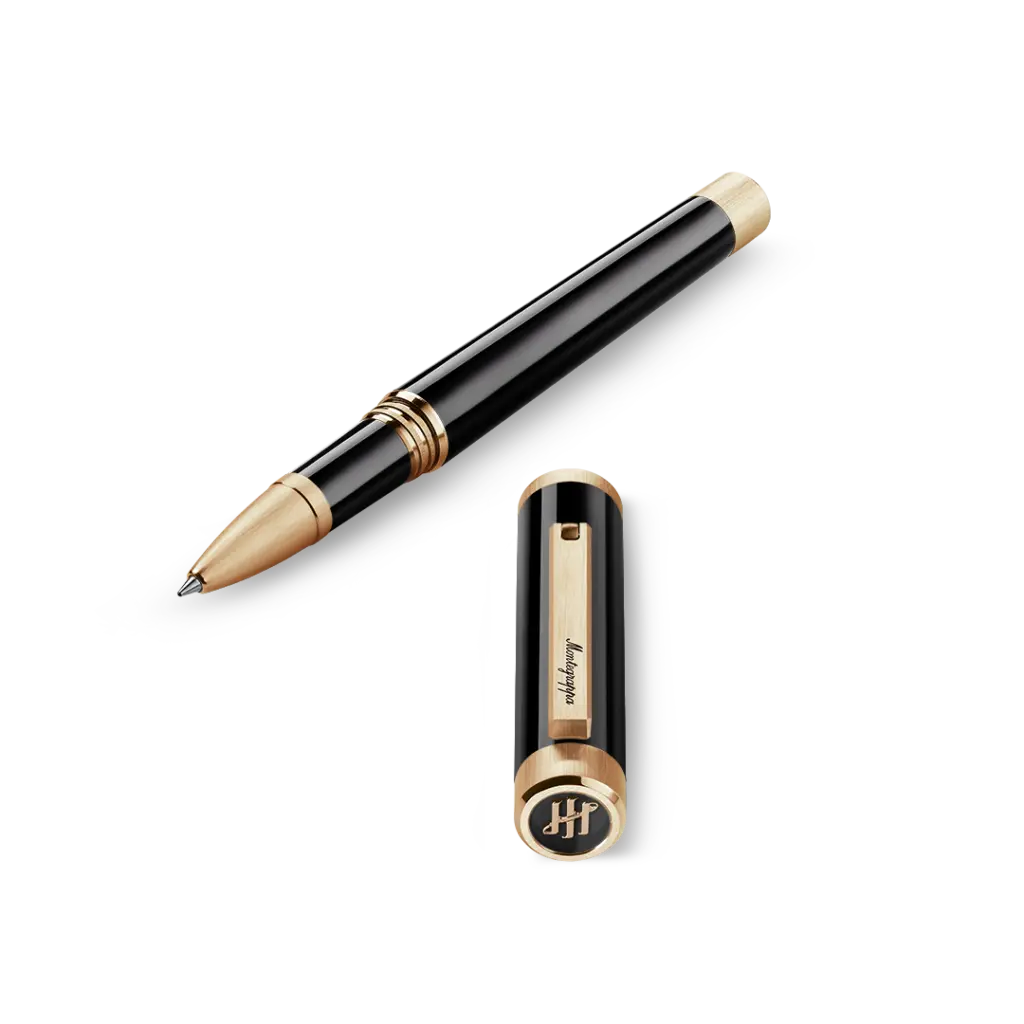 Montegrappa Zero Rollerball, IP Yellow Gold